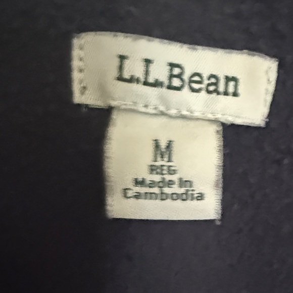 L.L. Bean Navy Hoodie with Zipper, excellent condition! - Picture 2 of 5